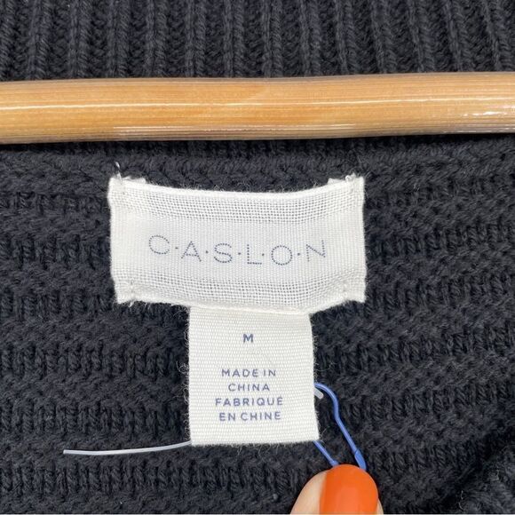 Caslon Knit V Neck Sweater NWOT M - Picture 2 of 6